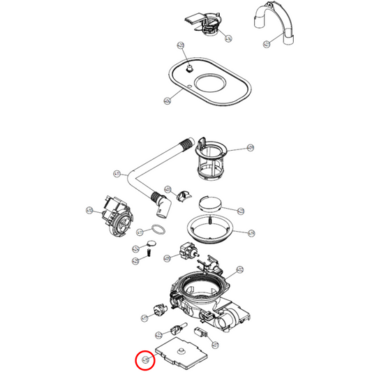 700354 Asko Dishwasher Float