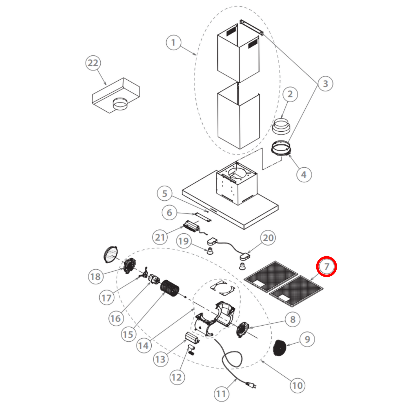 792527 Fisher & Paykel Rangehood Aluminium Filter