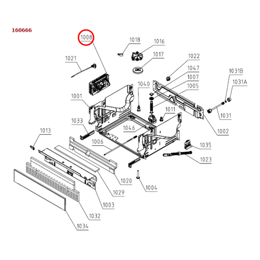 796972 Asko Dishwasher PCB Control Unit E