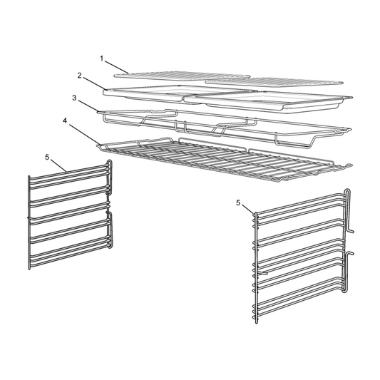 85803270013472 Westinghouse Oven Rack And Shelf Pack - 0327001347