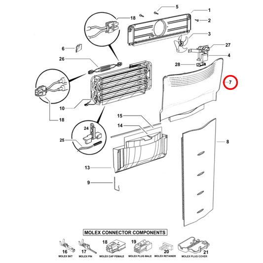 880277 Fisher & Paykel Fridge Cover Evaporator Rear