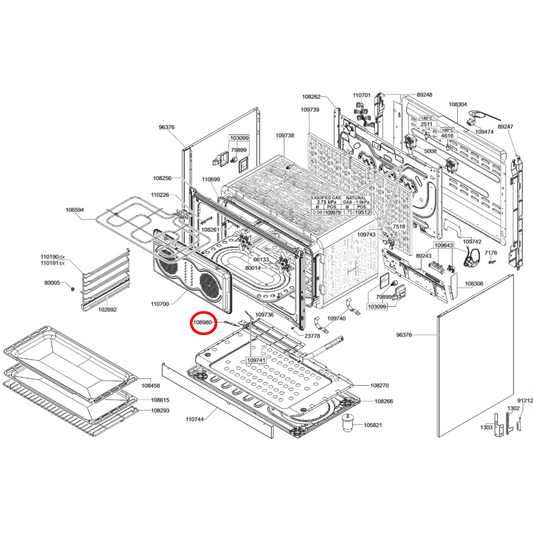 948650224 Smeg Oven Thermocouple 1500MM - 948650233