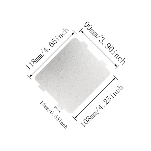 Microwave Oven Mica Sheet Waveguide 99mm x 118mm