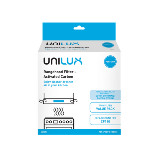 CF110 Compatible Rangehood Round Charcoal Filter Pack Of 2 - ULX254