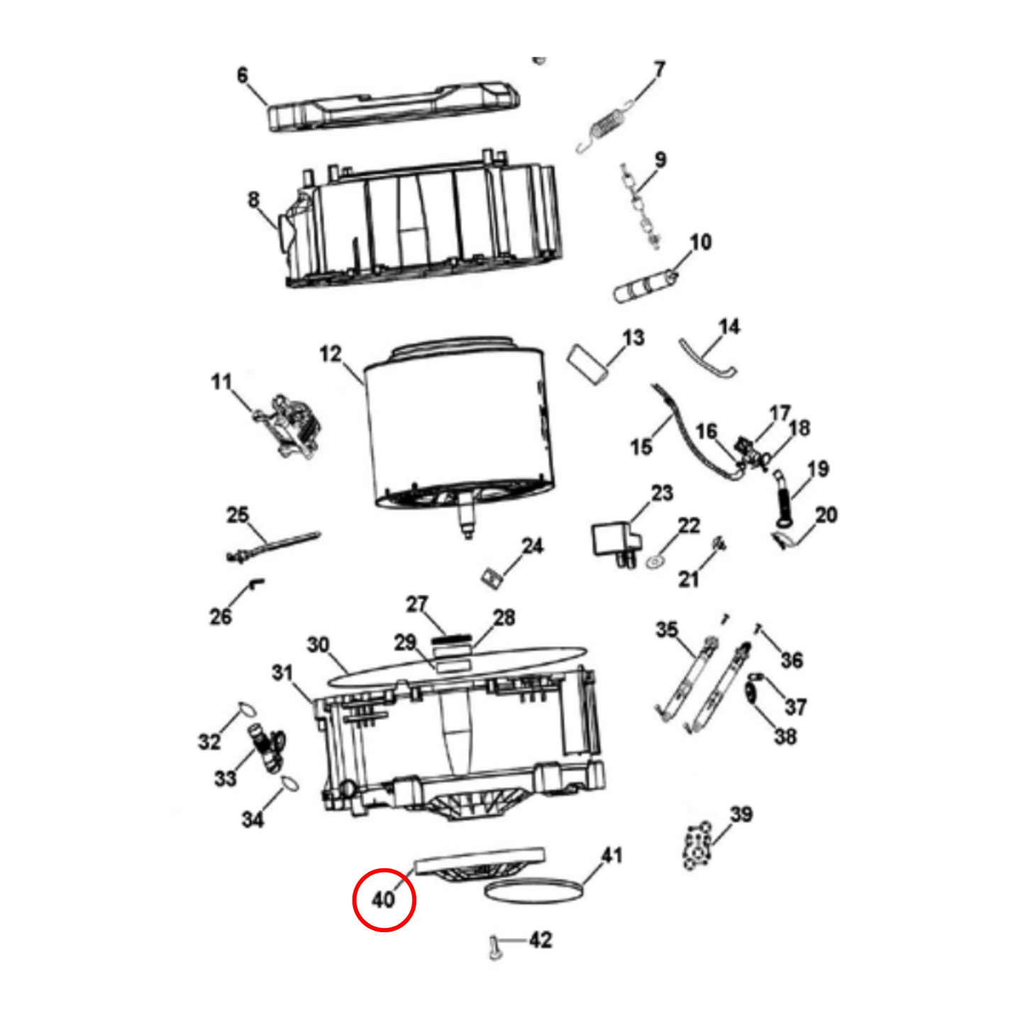 H0020100615 Haier Front Load Washing Machine Drum Pulley Aluminium