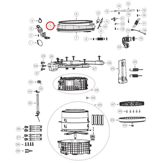 H0020300940A Fisher & Paykel Front Load Washing Machine Door Seal