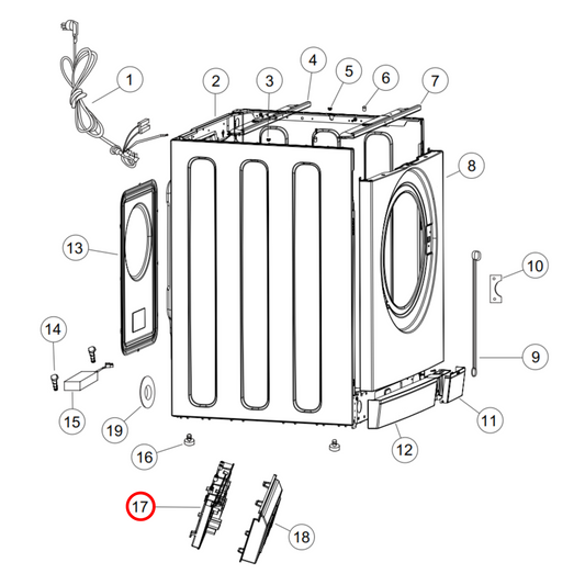 H0021800035 Fisher & Paykel, Haier Washing Machine PCB Motor Controller Kit
