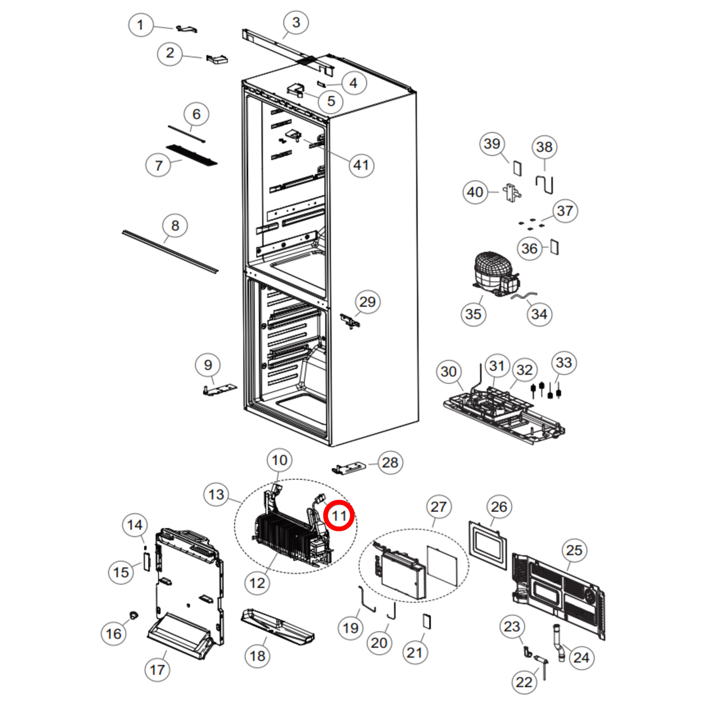 H0060402077 Haier Fridge Sensor Cable 0.5MM