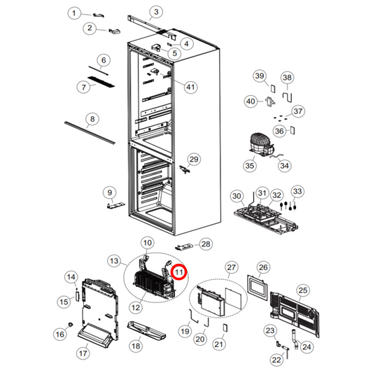 H0060402077 Haier Fridge Sensor Cable 0.5MM