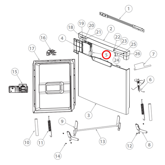 H0121800045 Fisher & Paykel Dishwasher PCB Board