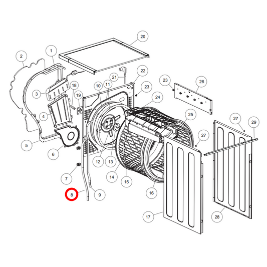 H0180200012 Fisher & Paykel Dryer Hose Condensate