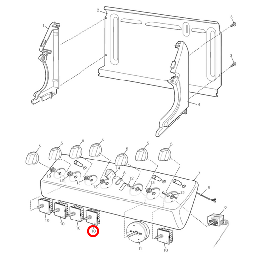 MP101 Stove Cooktop Energy Regulator With Pilot Control Switch Simmerstat - 0534001654