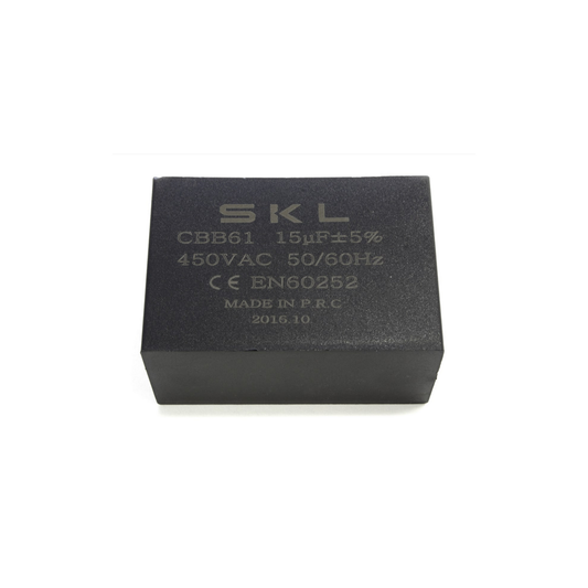 CAP015SQ Capacitor 15UF Square 450V Size 58x28x40mm