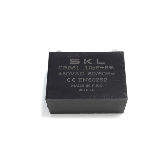 CAP012SQ Capacitor 12UF Square 450V Size 47x26x38mm