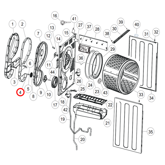 H00330818001A Fisher & Paykel, Haier Dryer Nut
