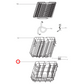 DAU1591066 Delonghi Dishwasher Lower Basket