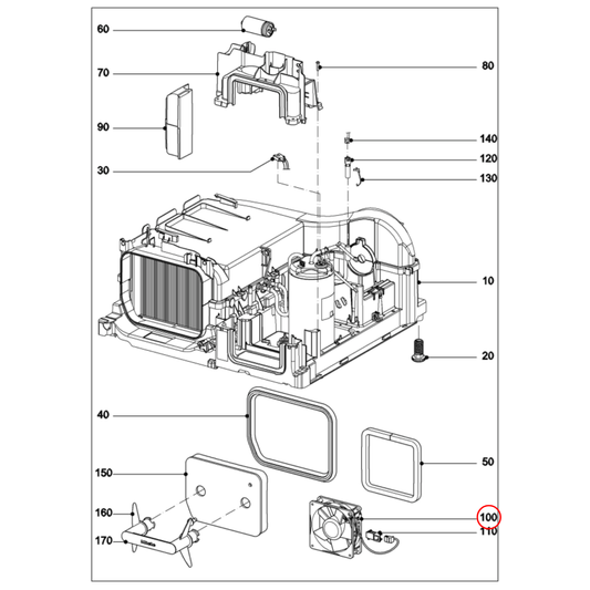 11407161 Miele Dryer Cooling Fan - 10862110