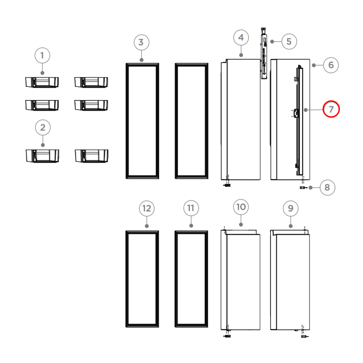 H0060870790B Fisher & Paykel, Haier Fridge Flapper Ref - H0060851911E