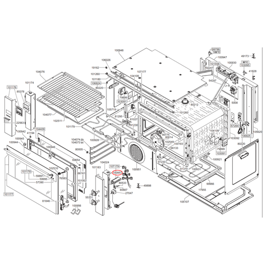 811730399 Smeg Oven Function Selector Switch 30113-4