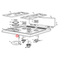 4055732566 Chef, Westinghouse Cooktop Spark Plug Wok Electrode 900MM - 305523002