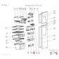 K1434275 Hisense Fridge Middle Door Shelf