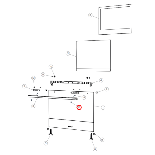 563081 Fisher & Paykel Oven Screw
