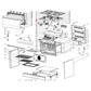 PA210005002 Technika Cooktop Ignition Candle Wok 500MM