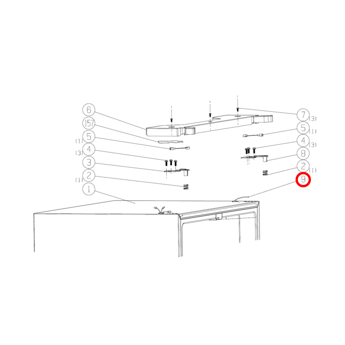 K1057041 Hisense Fridge Temperature Sensor