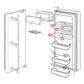 1760008742 Electrolux Fridge Bin Door Half Width - 1453638