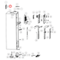 HR05X01372 Haier Fridge Control PCB Board Control Module 4 Pin W19-80