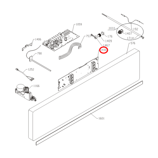 571563 Asko Oven PCB Relay Module