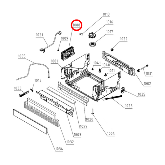 691920 Asko Dishwasher PCB Control Unit E