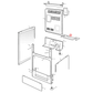 140014763019 Chef, Westinghouse Oven Stove Anti Tilt Plate - A01476301, 0022041090