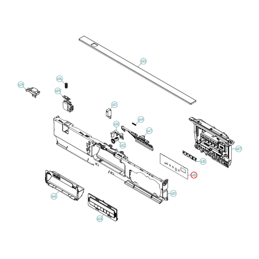 701762 Asko Dishwasher Command Foil