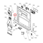 709479 Asko Dishwasher Door Hinge Left Hand