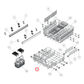 H0120800698F Fisher & Paykel Dishwasher Lower Rack - H0120800698C