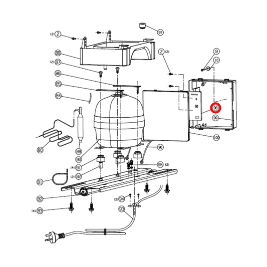 K1481795 Hisense Fridge Main Control PCB