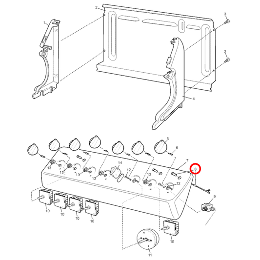 4055541322 Electrolux Oven, Cooktop Light Indicator With Lens - 0609100269