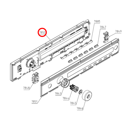 830936 Asko Washing Machine PCB Control Unit