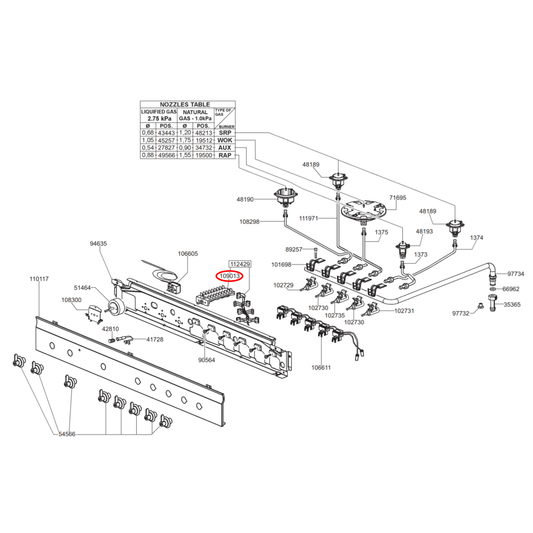 811730427 Smeg Oven Function Selector Switch