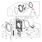 MDS48436401 LG Dryer Door Seal