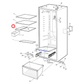 140008225017 Westinghouse Fridge Food Compartment Shelf - A00822501
