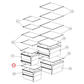 K2279331 Hisense Fridge Glass Shelf