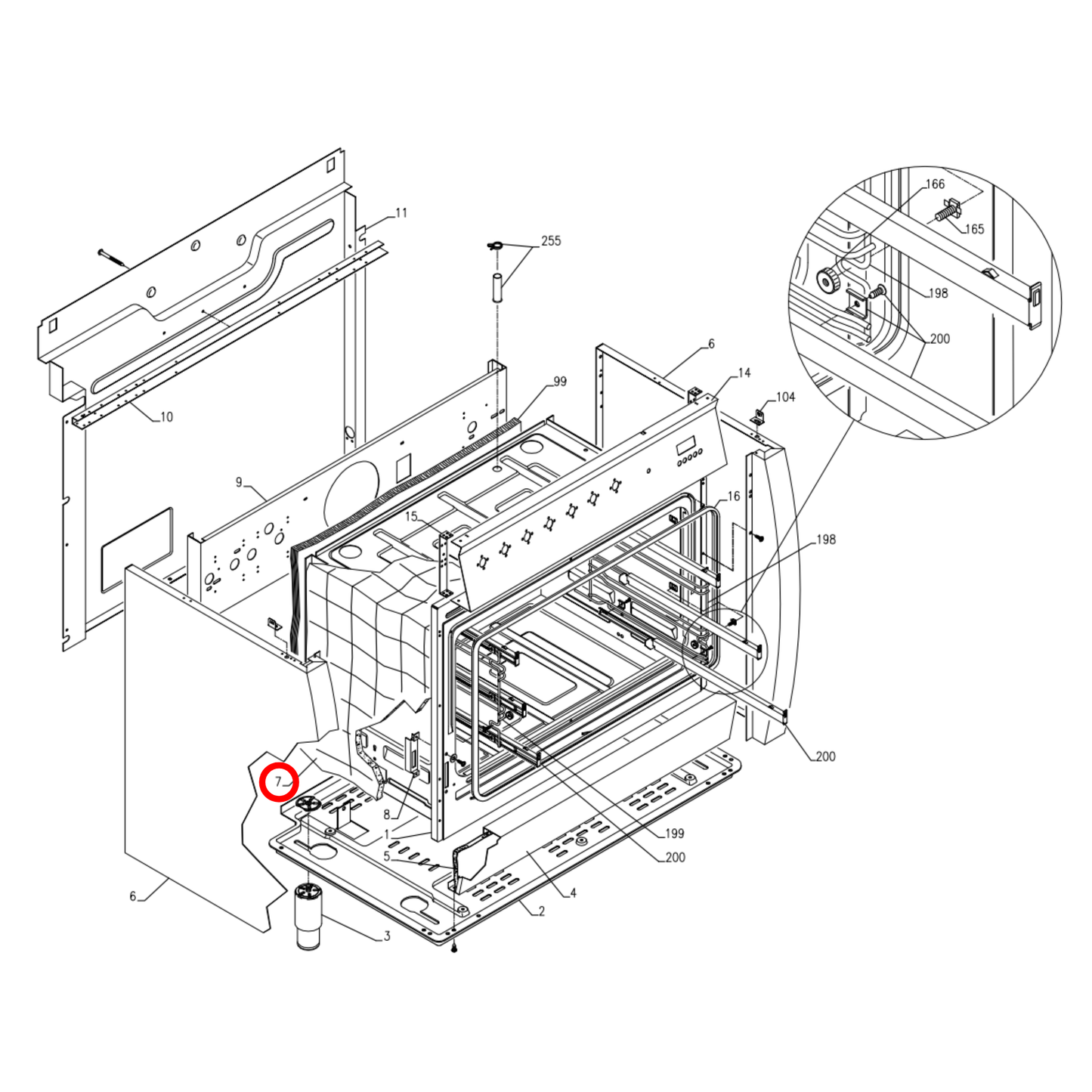 03120022 Baumatic, Lofra Oven Insulation Mattress
