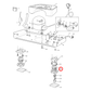 1760008782 Electrolux, Kelvinator, Westinghouse Fridge Adjustable Roller - 1458188