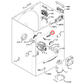 1366111118 AEG, Electrolux Dryer Door Switch - 1366111100
