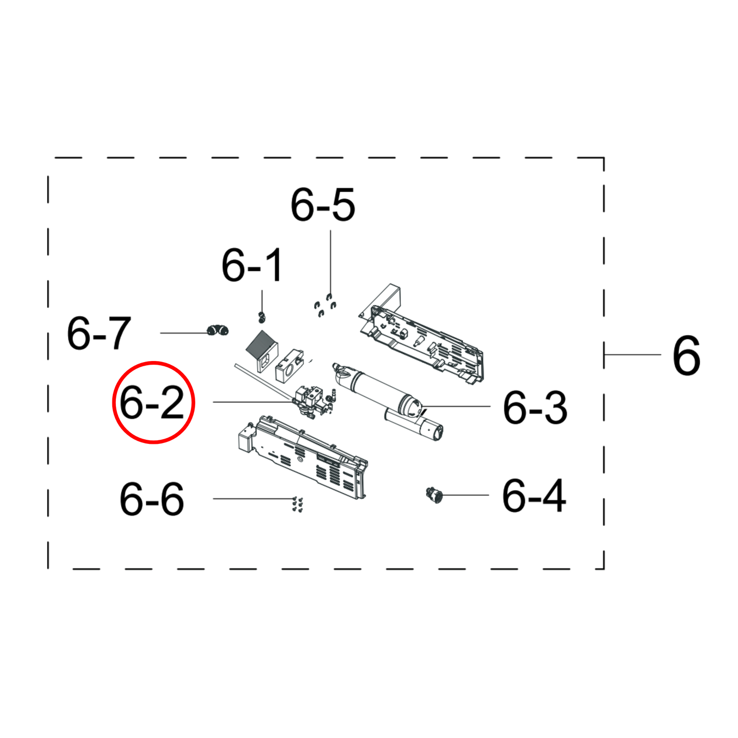 DA62-04027B Samsung Fridge 2 Way Water Valve With Flow Sensor