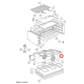 573653 Delonghi, Euromaid, Fisher & Paykel, Kleenmaid Oven Top Dual Grill Element 1250W-2200W - 062075004
