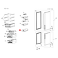 K2179232 Hisense Fridge Door Bottom Shelf