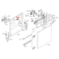 697690208 Omega, Smeg Dishwasher Door Lock Switch
